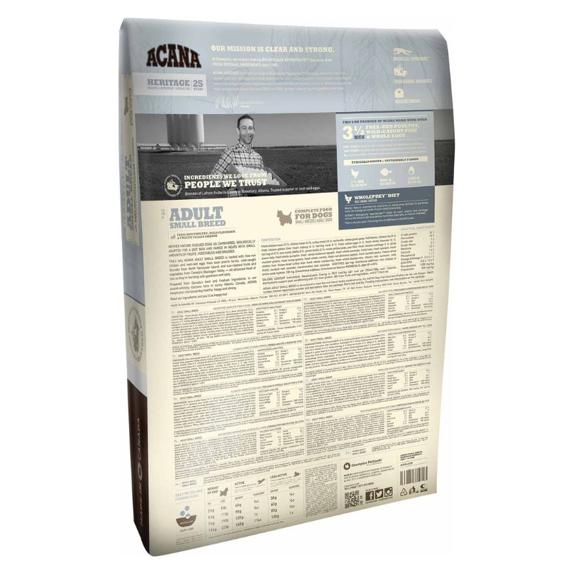 Acana - Heritage Adult Small Breed Grain Free Dog Food