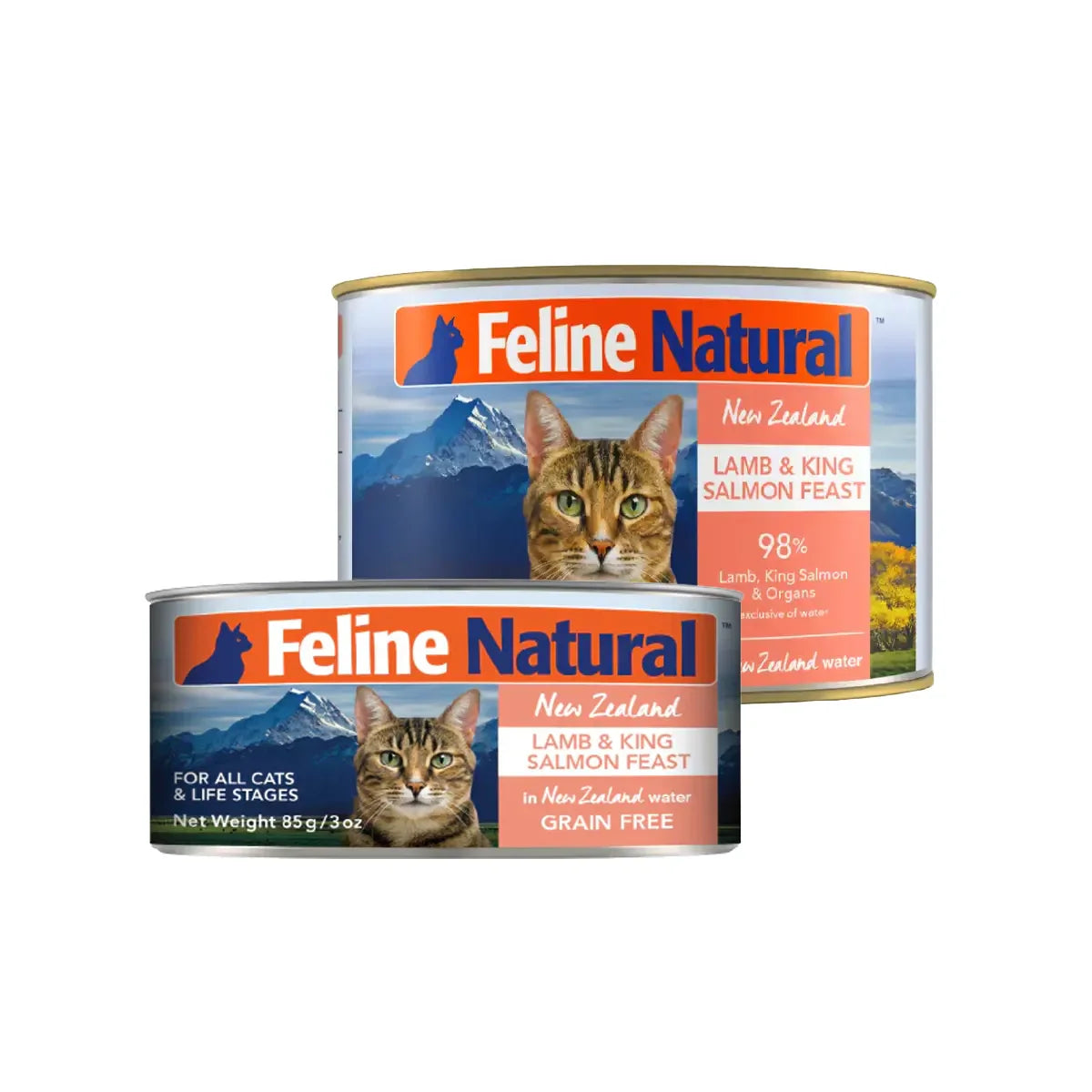 Feline Natural Canned Cat Food - Lamb & King Salmon