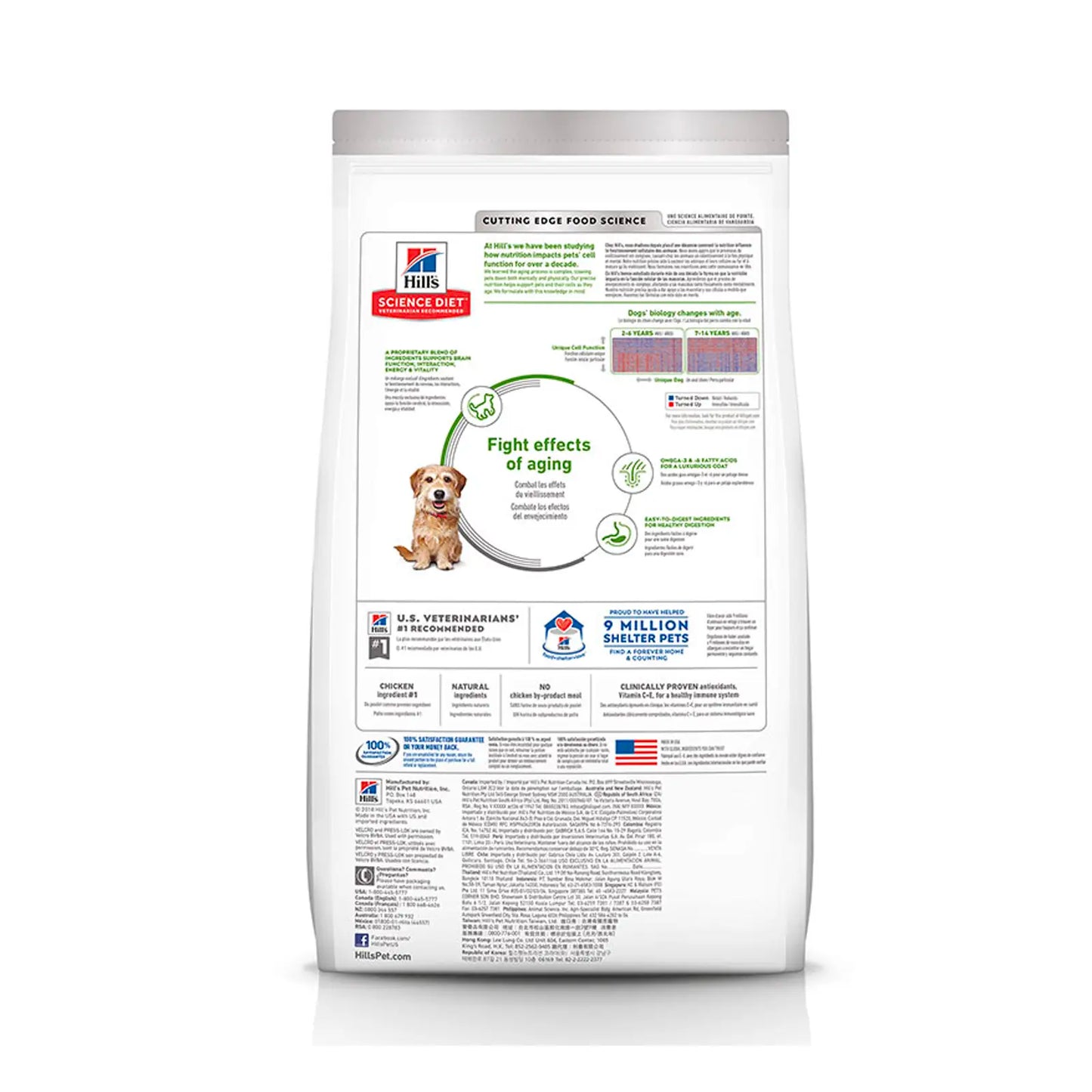 Hill's Science Diet (Specialty) - Canine Adult 7+ Vitality "Small & Mini" Chicken & Rice