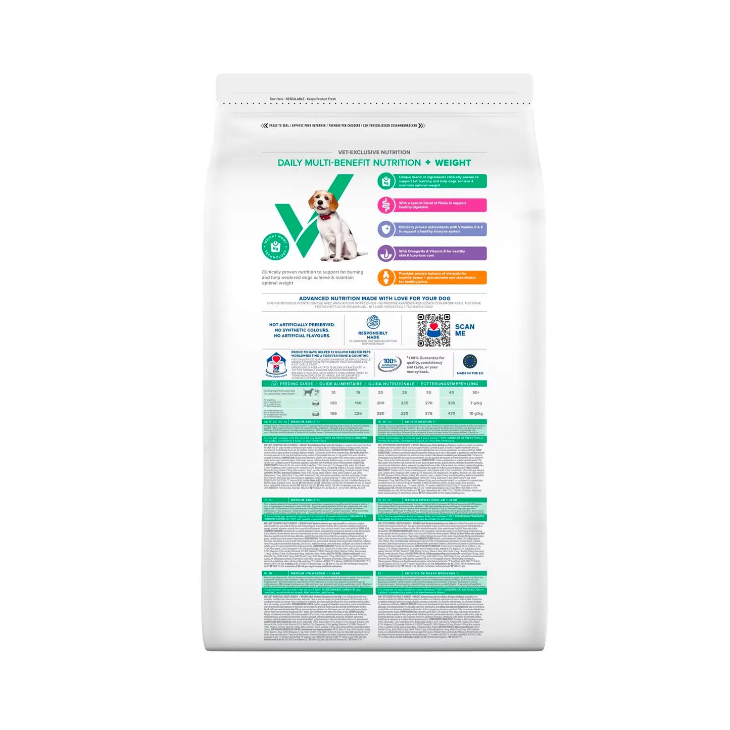 Hill's VetEssentials Diet - Canine Neutered Adult "Medium" 2kg
