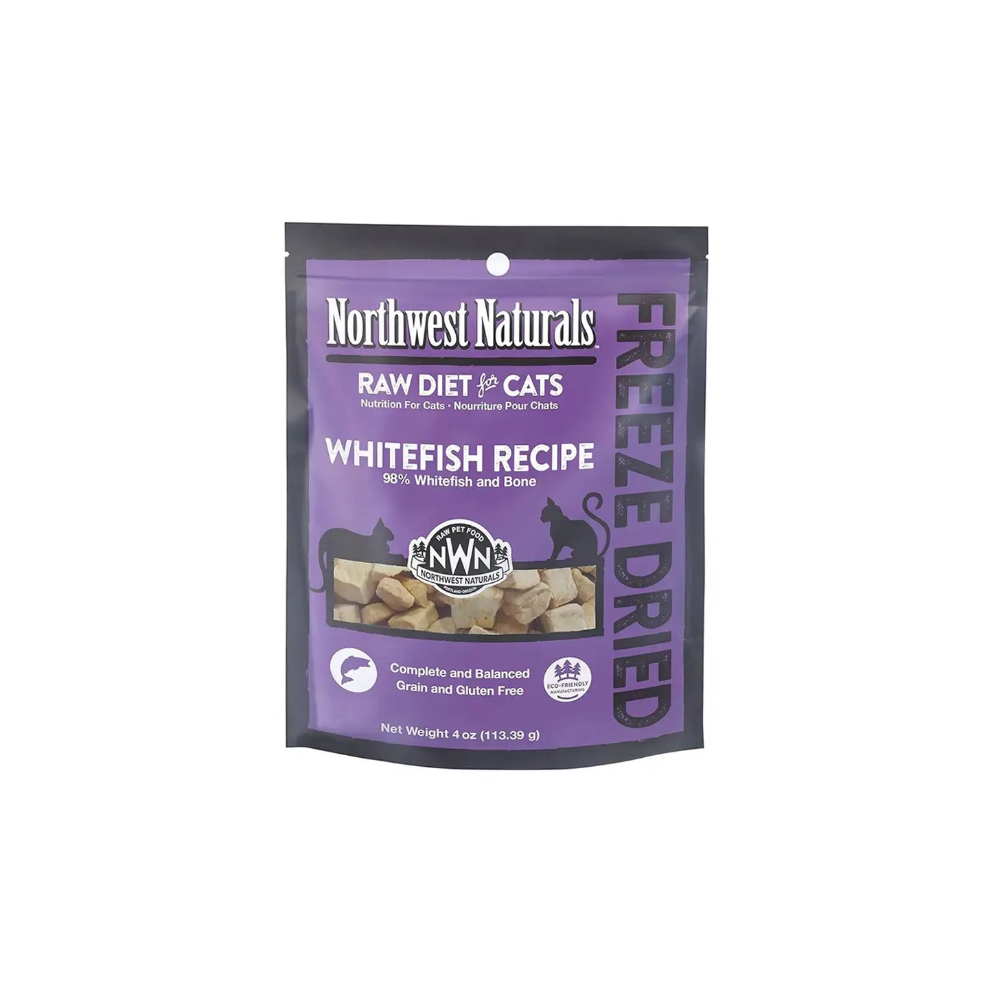 Northwest Naturals Freeze Dried Diets For Cats - Whitefish Recipe