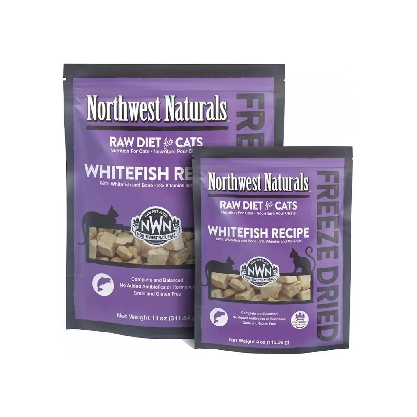 Northwest Naturals Freeze Dried Diets For Cats - Whitefish Recipe