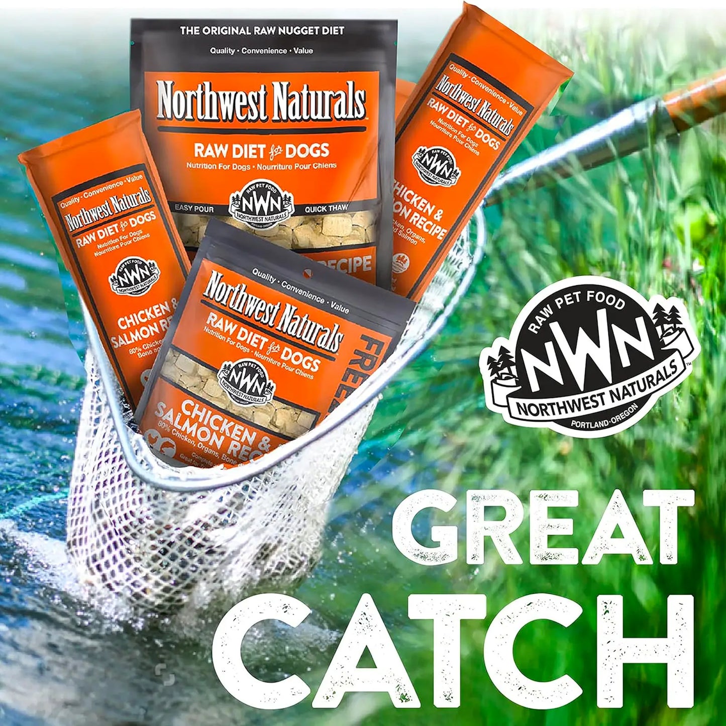 Northwest Naturals Freeze Dried Diets For Dogs - Chicken And Salmon Recipe 12oz