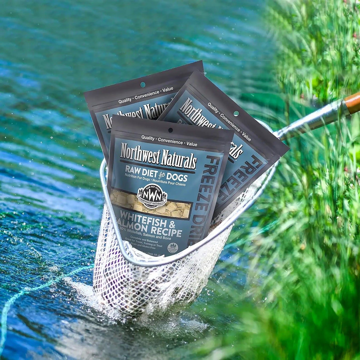 Northwest Naturals Freeze Dried Diets For Dogs - Whitefish And Salmon Recipe 12oz