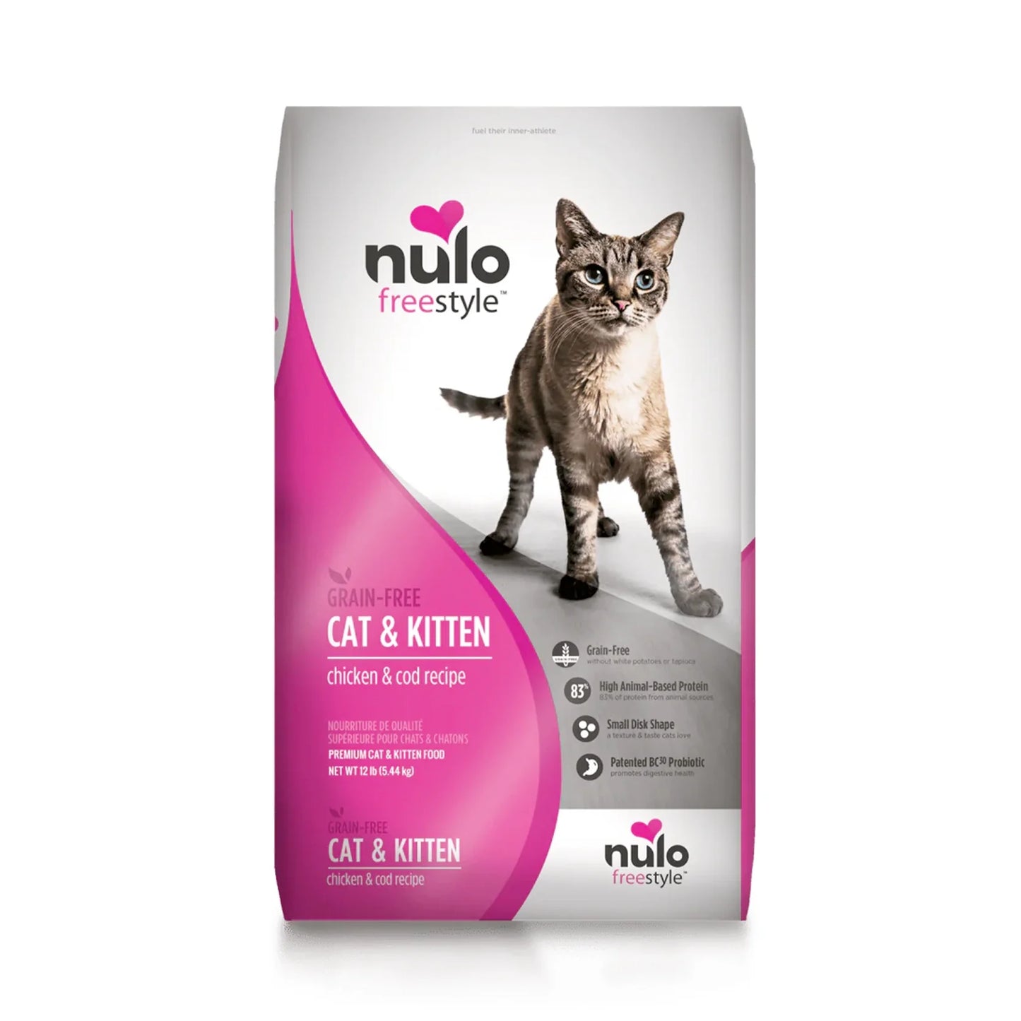 Nulo Freestyle Grain Free Cat Food For Kittens & Adults - Chicken & Cod Recipe