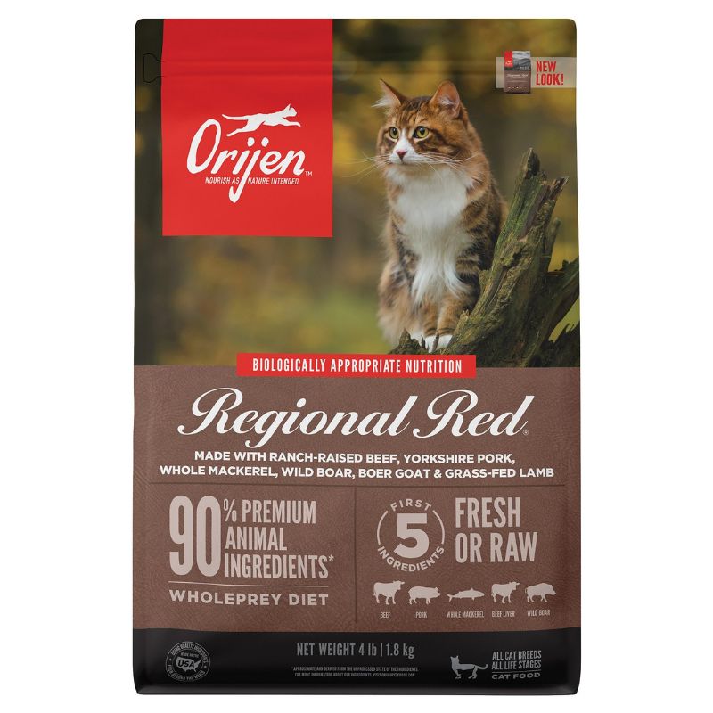 Orijen Grain Free Cat Food - Regional Red