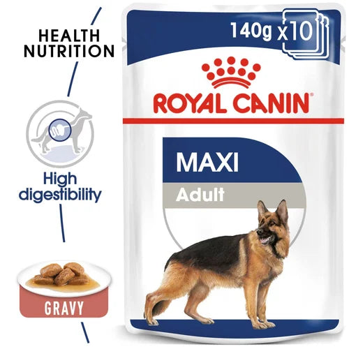 Royal Canin - Adult MAXI Gravy Wet Food 140g