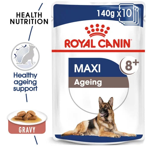 Royal Canin - Ageing 8+ MAXI Gravy Wet Food 140g