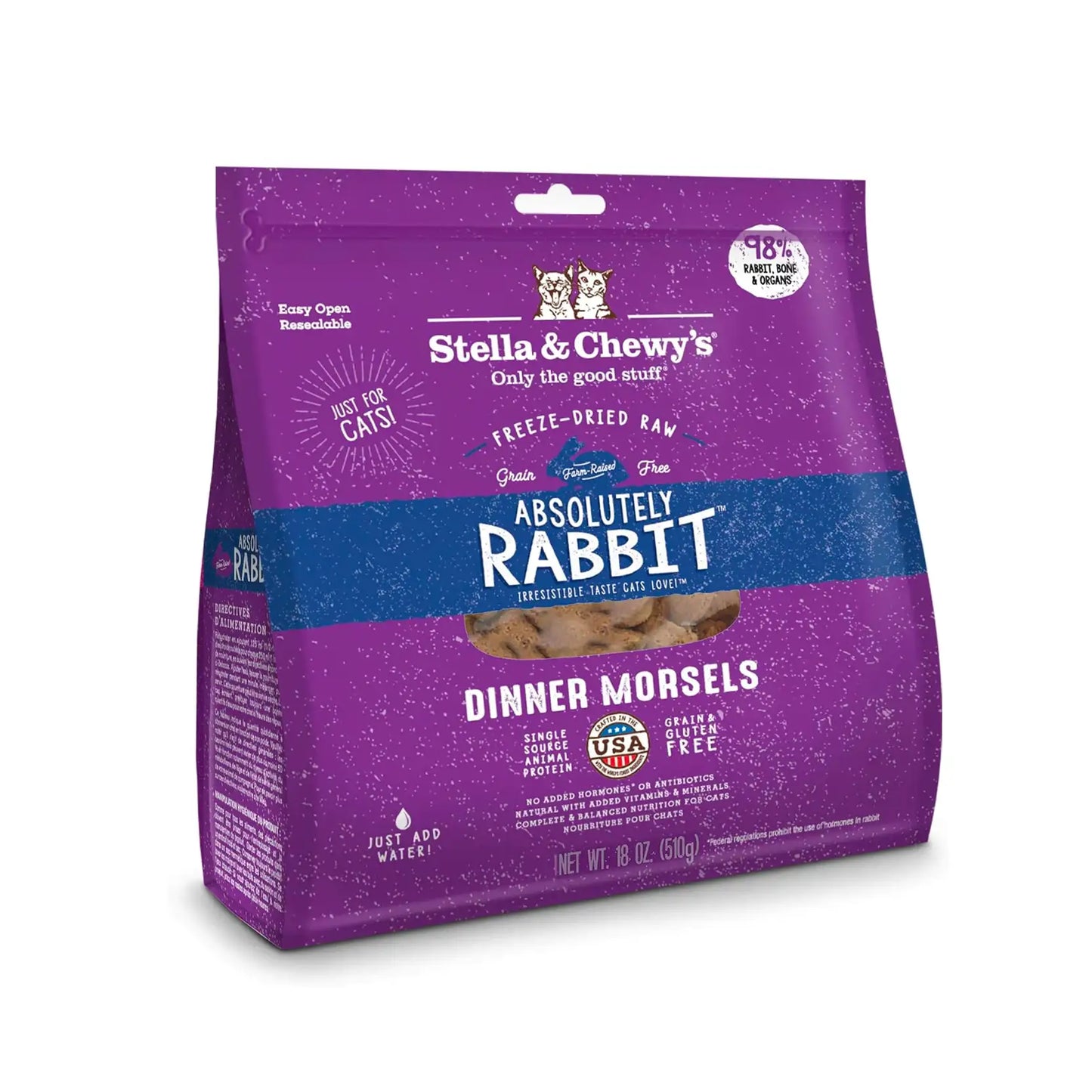 Stella & Chewy's - Freeze Dried Absolutely Rabbit Dinners Morsels (Cats)