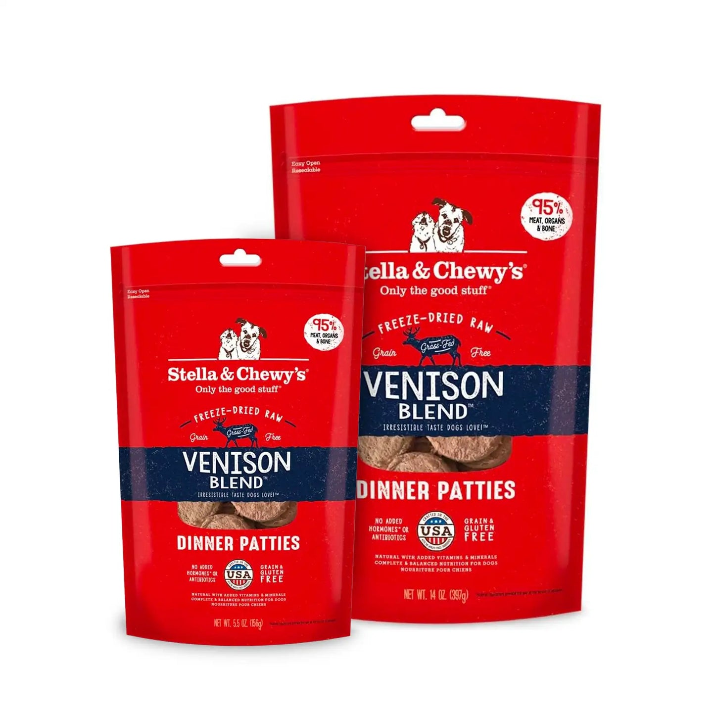Stella & Chewy's - Freeze Dried Venison Blend Dinner Patties