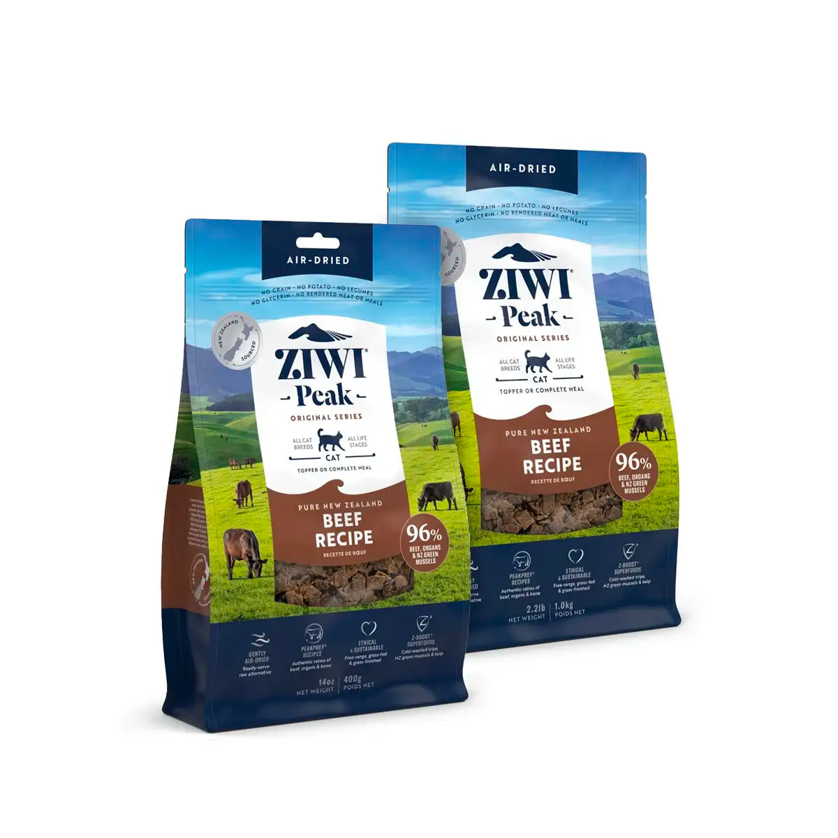 ZiwiPeak Air-Dried Cat Food - Beef Recipe