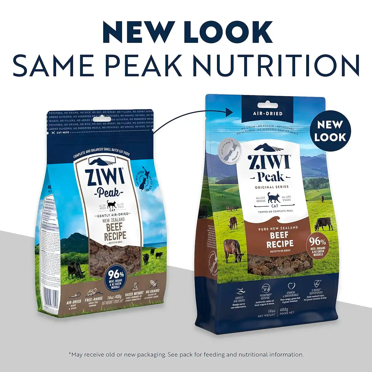 ZiwiPeak Air-Dried Cat Food - Beef Recipe