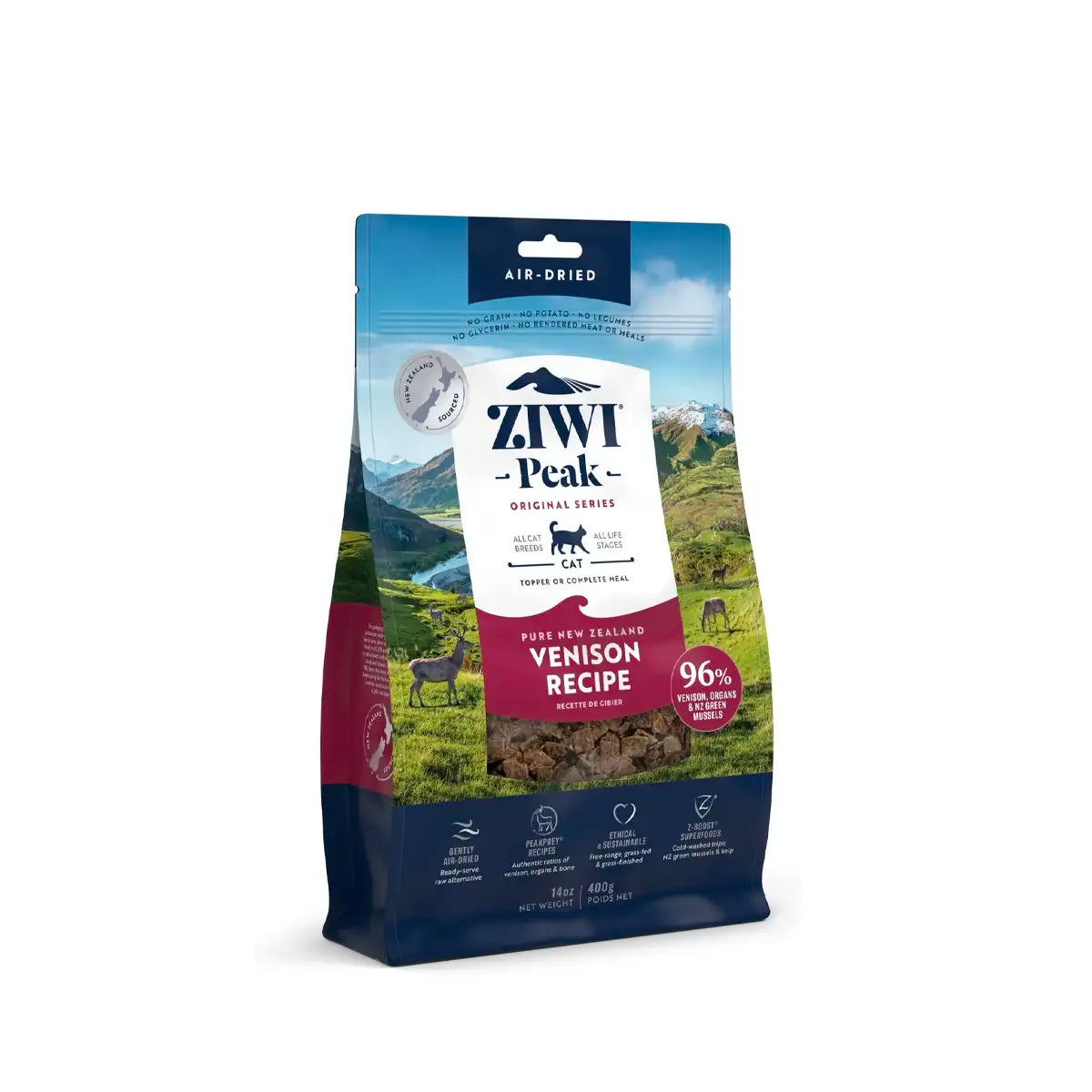 ZiwiPeak Air-Dried Cat Food - Venison