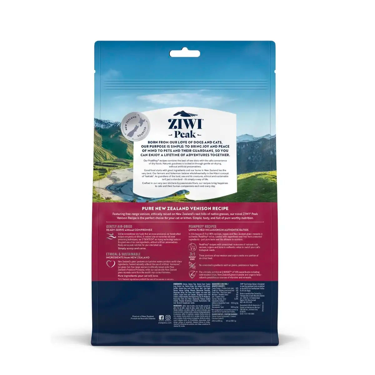 ZiwiPeak Air-Dried Cat Food - Venison