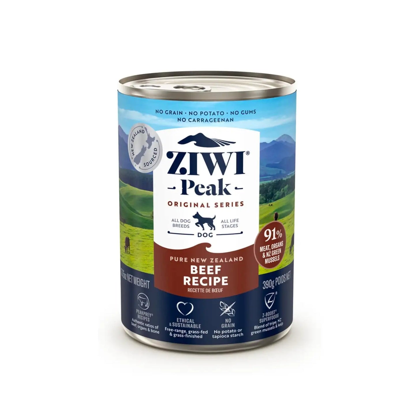 ZiwiPeak Moist Dog Food - Beef Recipe from Vetopia Online Store