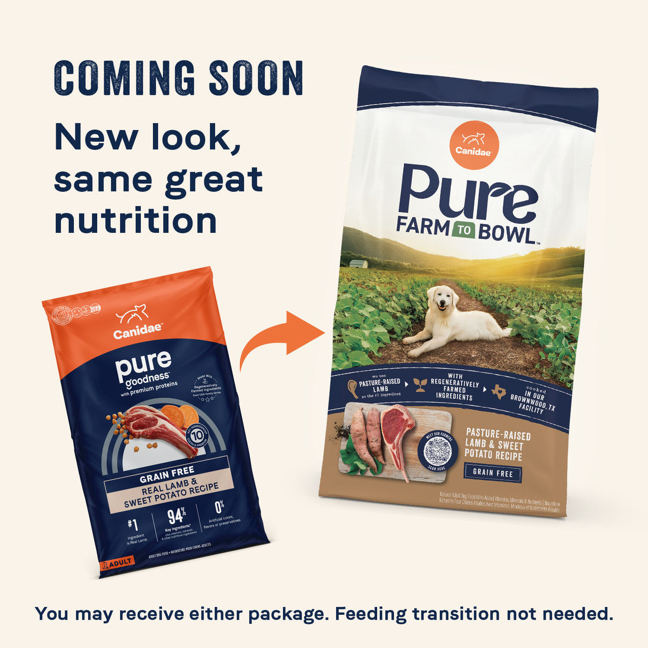 Canidae | PURE Dry Dog Food Grain Free Lamb and Pea | Vetopia