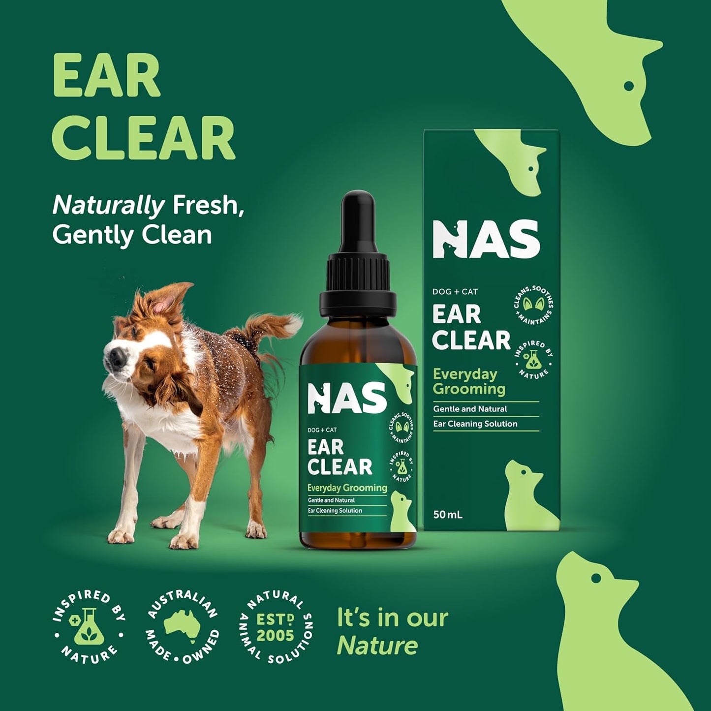 Natural Animal Solutions | Ear Clear | Vetopia