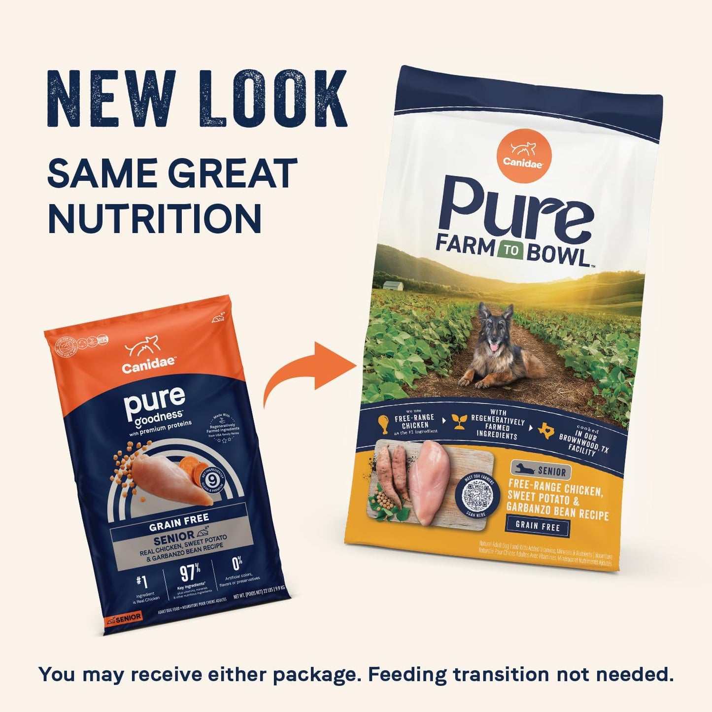 Canidae | PURE Senior Dry Dog Food Grain Free Chicken | Vetopia