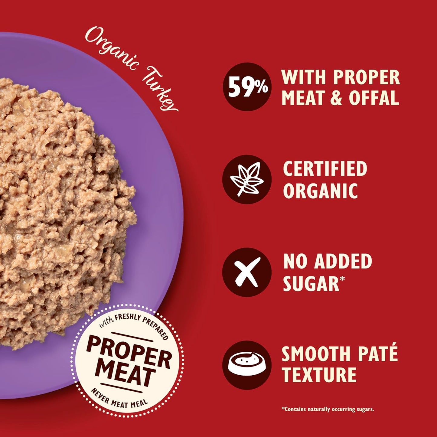 Lily's Kitchen - Wet Food For Cats - Organic Turkey Paté 85g - Vetopia