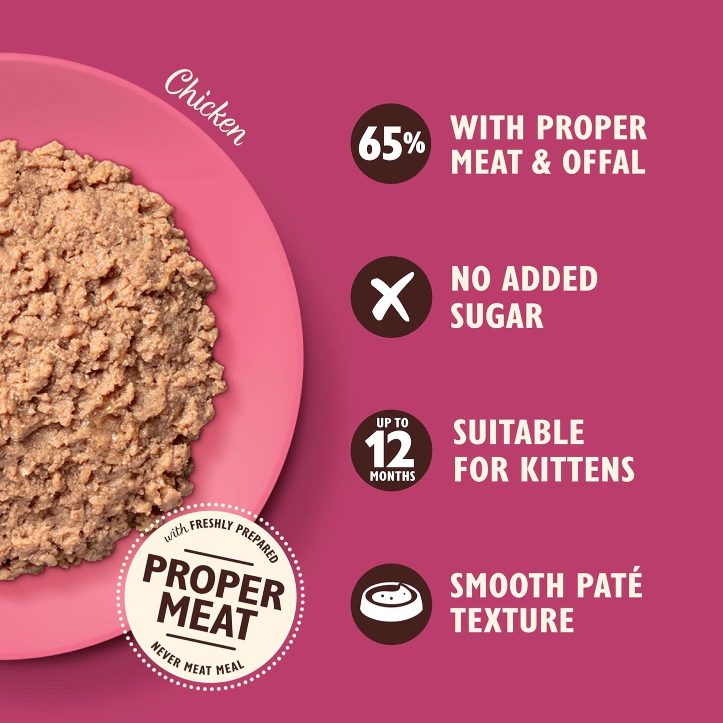 Lily's Kitchen - Cat Wet Food - Chicken Paté for Kittens - Vetopia