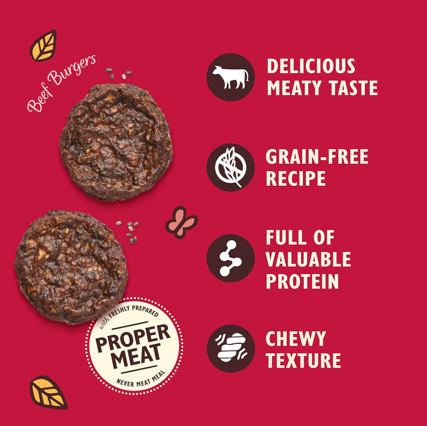 Lily's Kitchen - The Best Ever Beef Mini Burgers - Vetopia