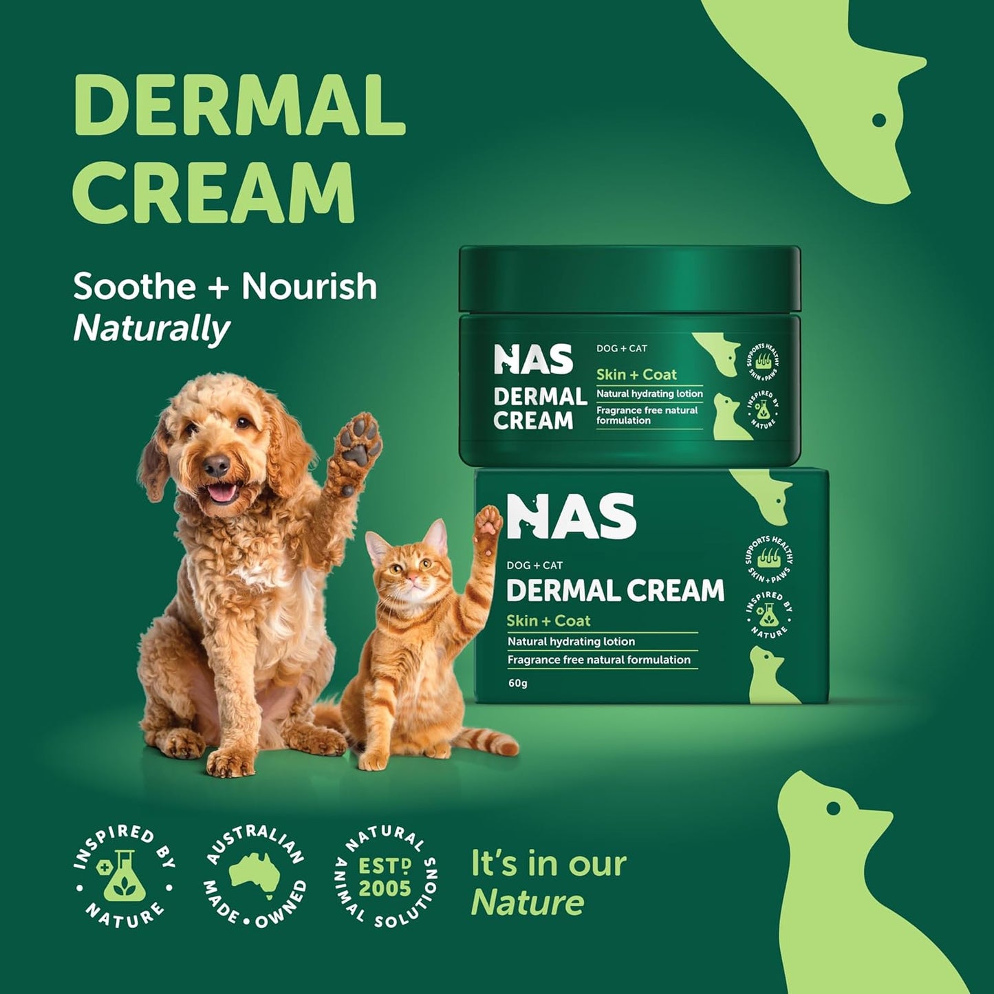 Natural Animal Solutions | Dermal Cream | Vetopia