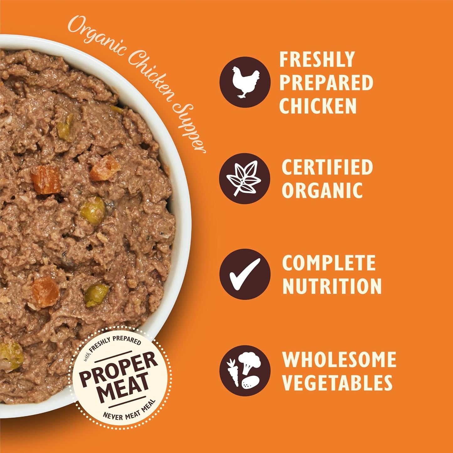 Lily's Kitchen - Wet Food For Dogs - Organic Chicken Supper 150g