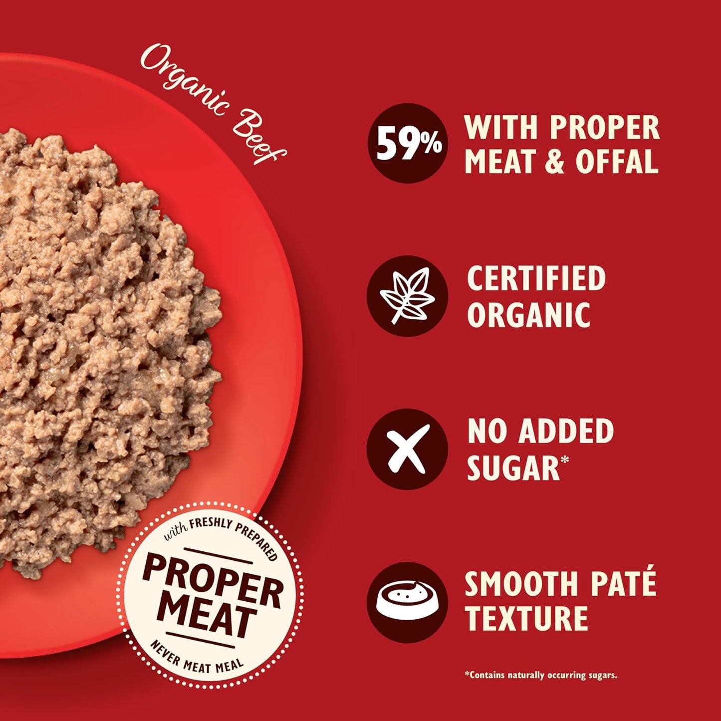 Lily's Kitchen - Wet Food For Cats - Organic Beef Paté 85g - Vetopia