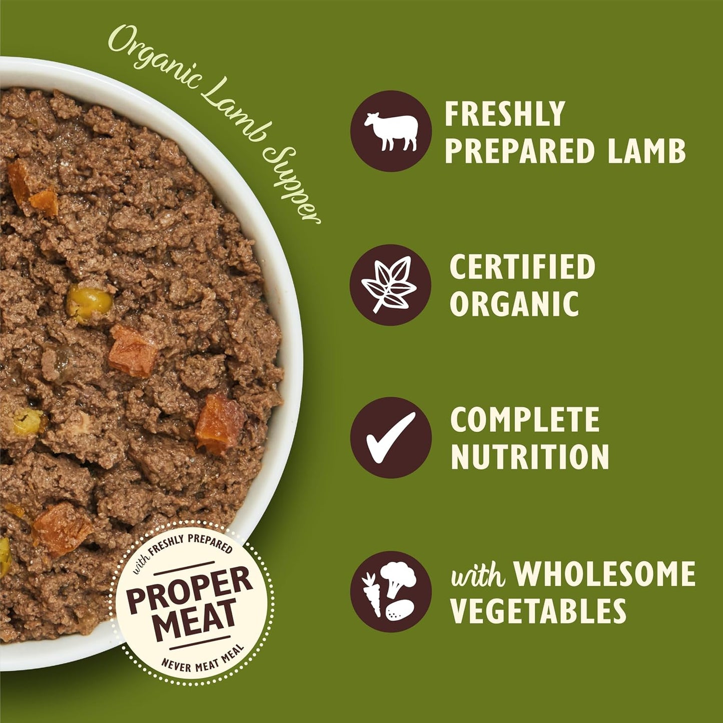 Lily's Kitchen - Wet Food For Dogs - Organic Lamb Supper 150g
