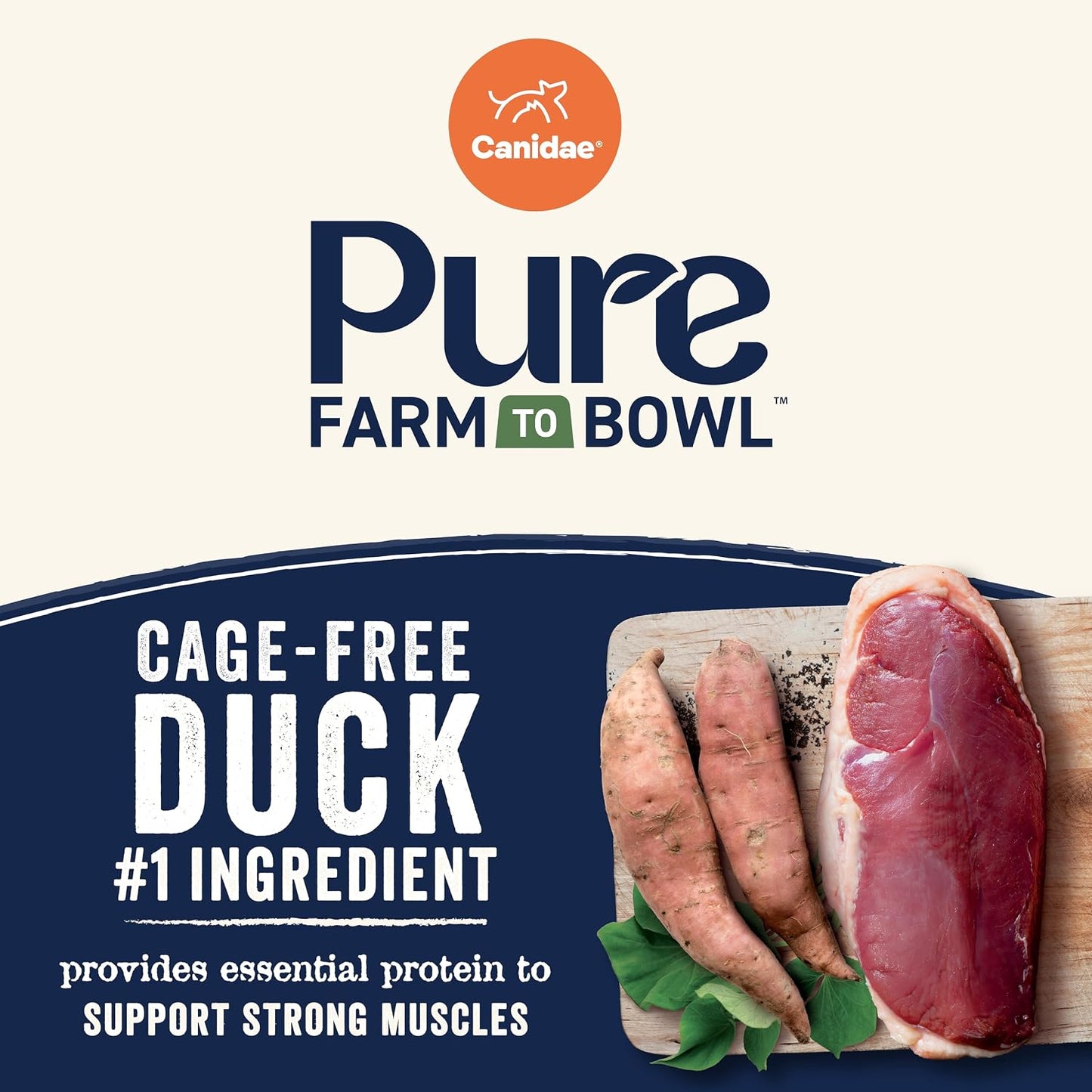 Canidae | PURE Dry Dog Food Duck & Sweet Potato | Vetopia