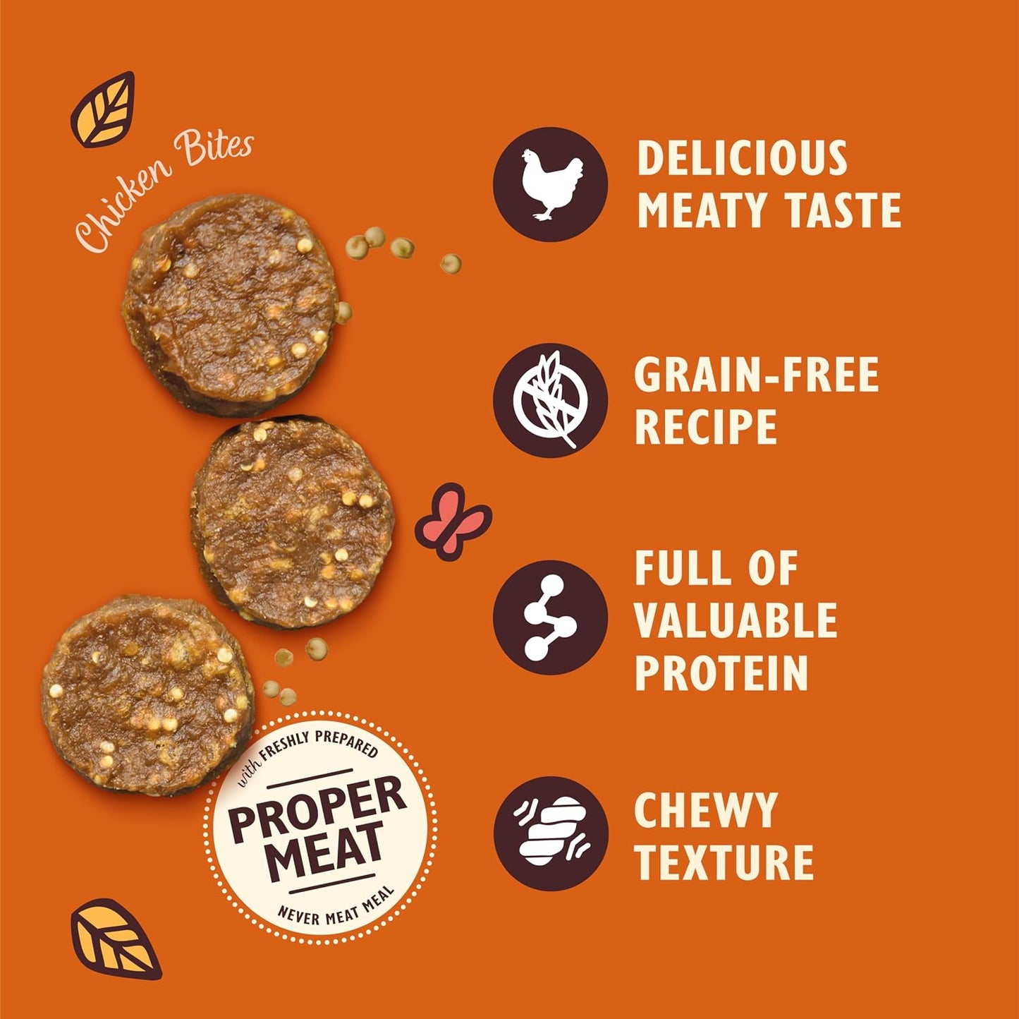 Lily's Kitchen - Chomp-Away Chicken Bites 70g