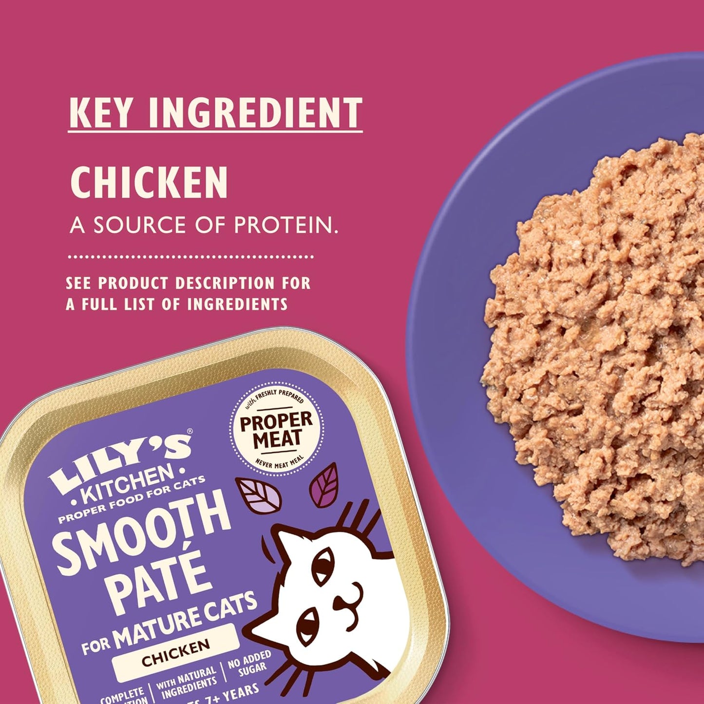 LILY'S KITCHEN - Chicken Paté for Mature Cats - Vetopia Online Store