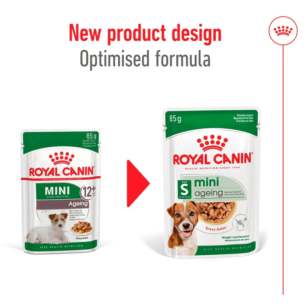 Royal Canin - Ageing 12+ Mini Dog Gravy Wet Food 85g
