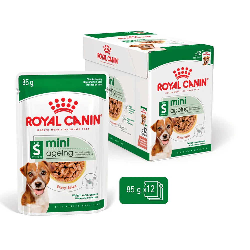 Royal Canin - Ageing 12+ Mini Dog Gravy Wet Food 85g