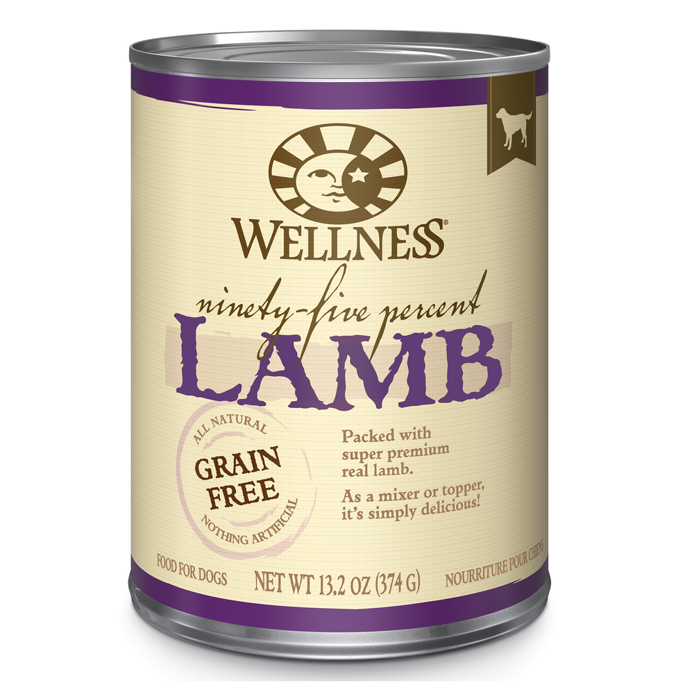 Wellness 95% Lamb & Grain Free Topper For Dogs 13.2oz