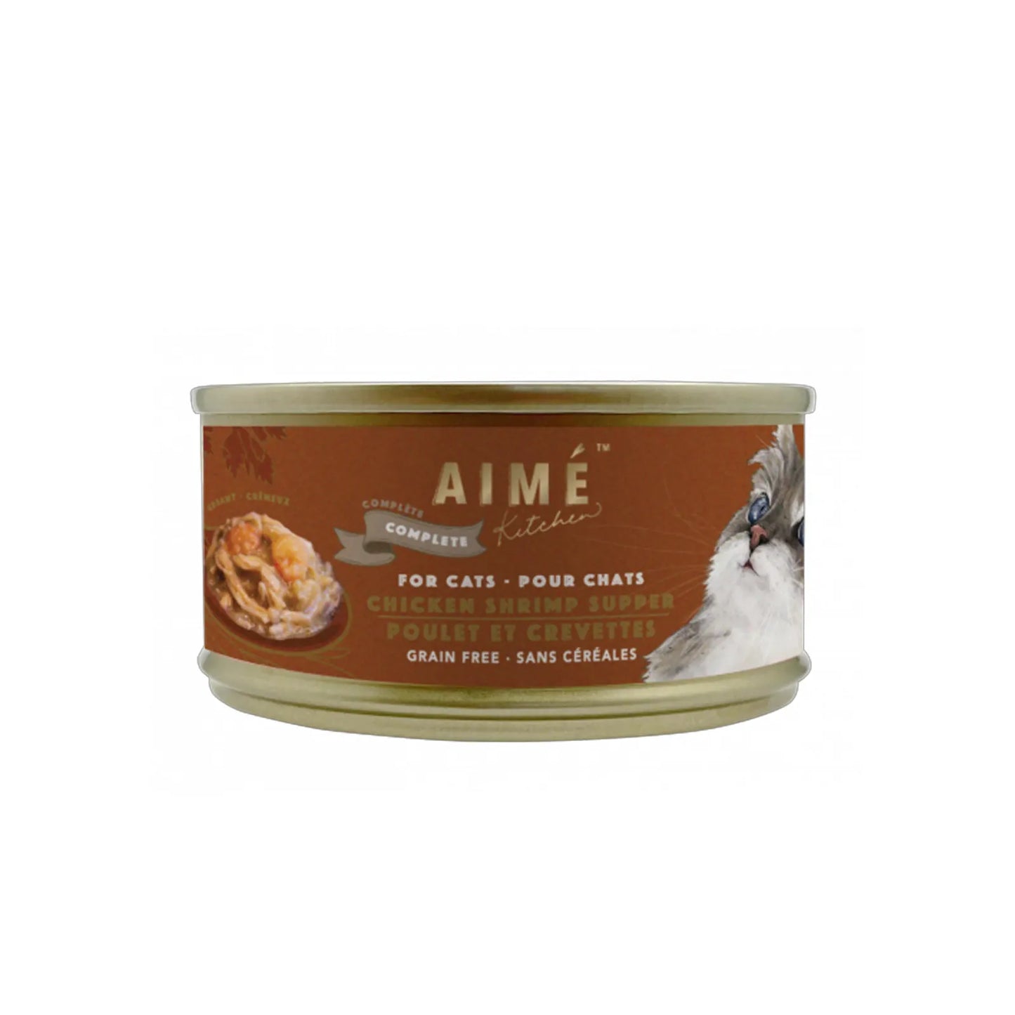 Aime Kitchen Classic Complete Cans For Cats - Chicken Shrimp Supper 85g