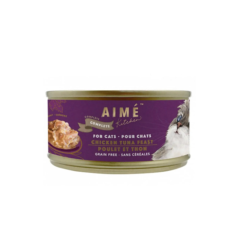 Aime Kitchen Classic Complete Cans For Cats - Chicken Tuna Feast 85g
