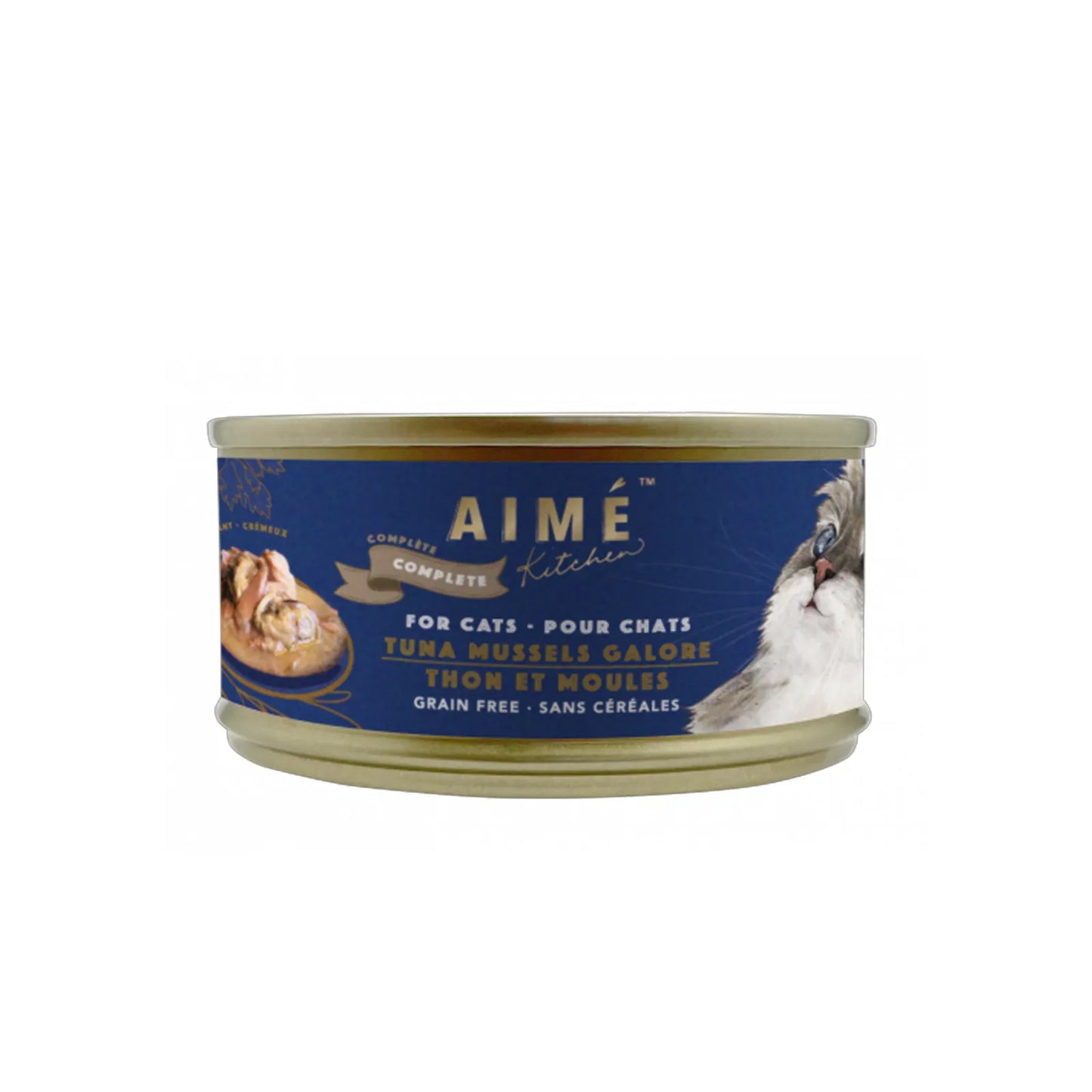 Aime Kitchen Classic Complete Cans For Cats - Tuna Mussels Galore 85g