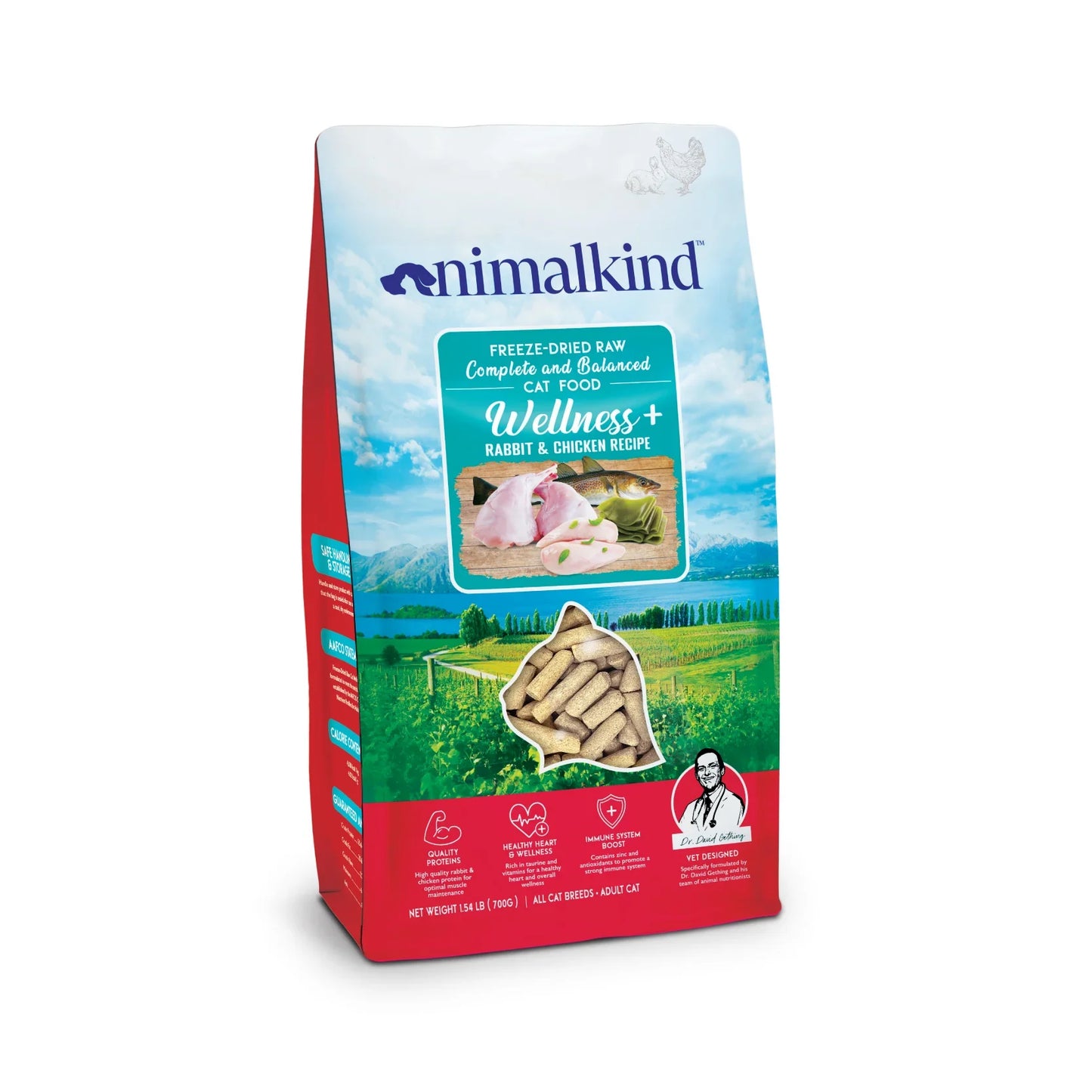 Animalkind | Freeze-Dried Cat Food - Rabbit & Chicken | Vetopia