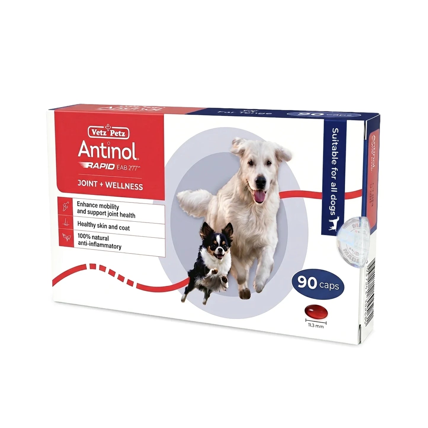 Antinol | RAPID Soft Gel Capsule (Joint Supplement for Dogs) | Vetopia