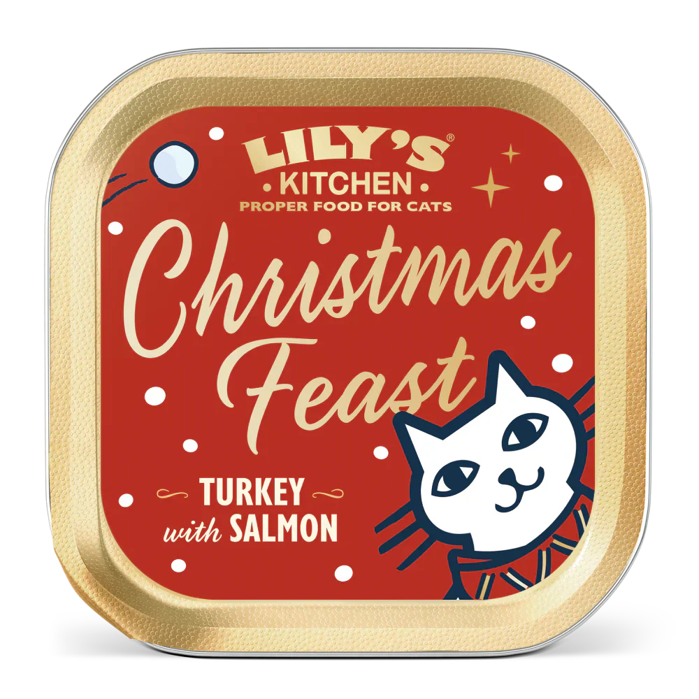 Lily's Kitchen - Festive Turkey with Salmon Paté for Cats 85g