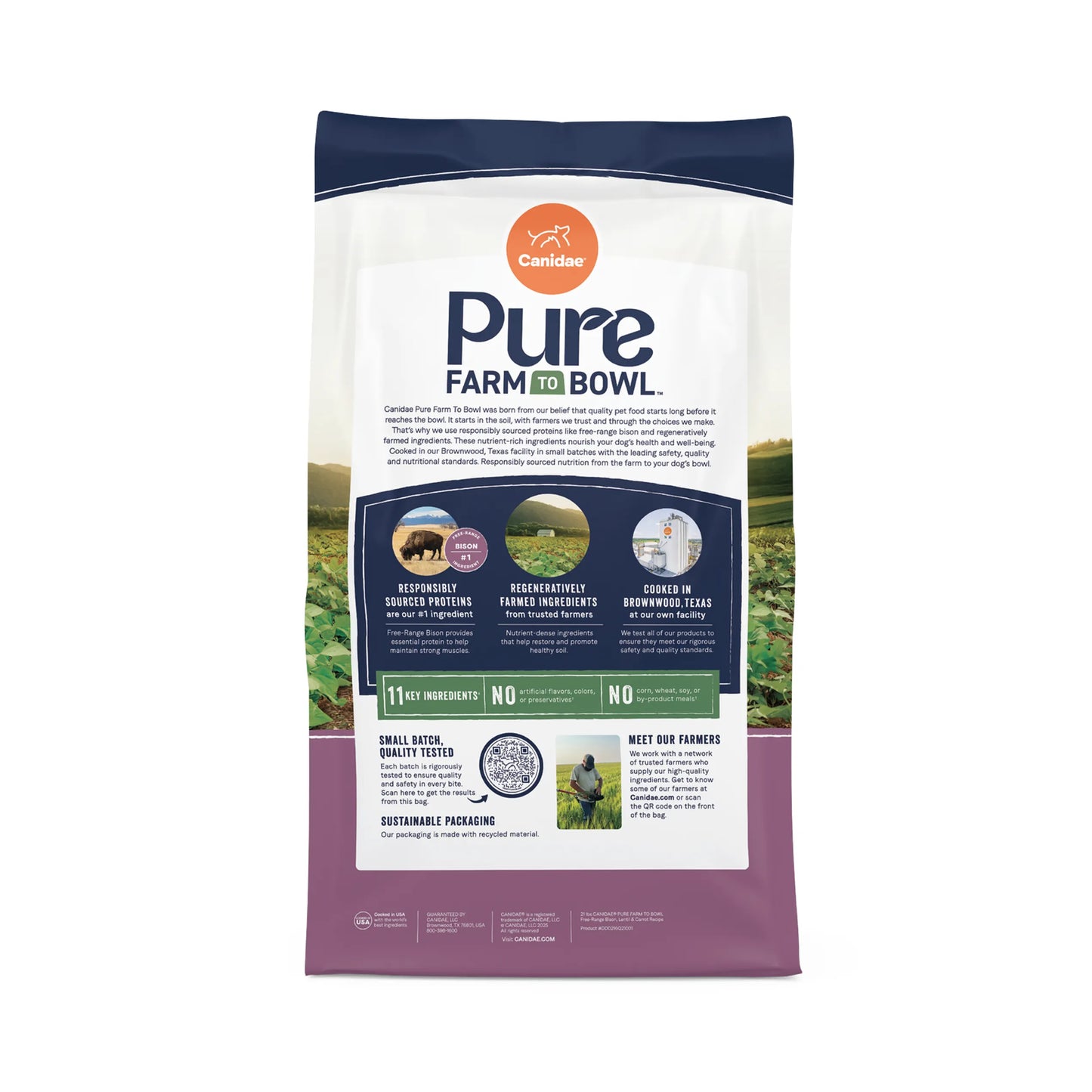 Canidae | PURE Dry Dog Food Grain Free Bison | Vetopia
