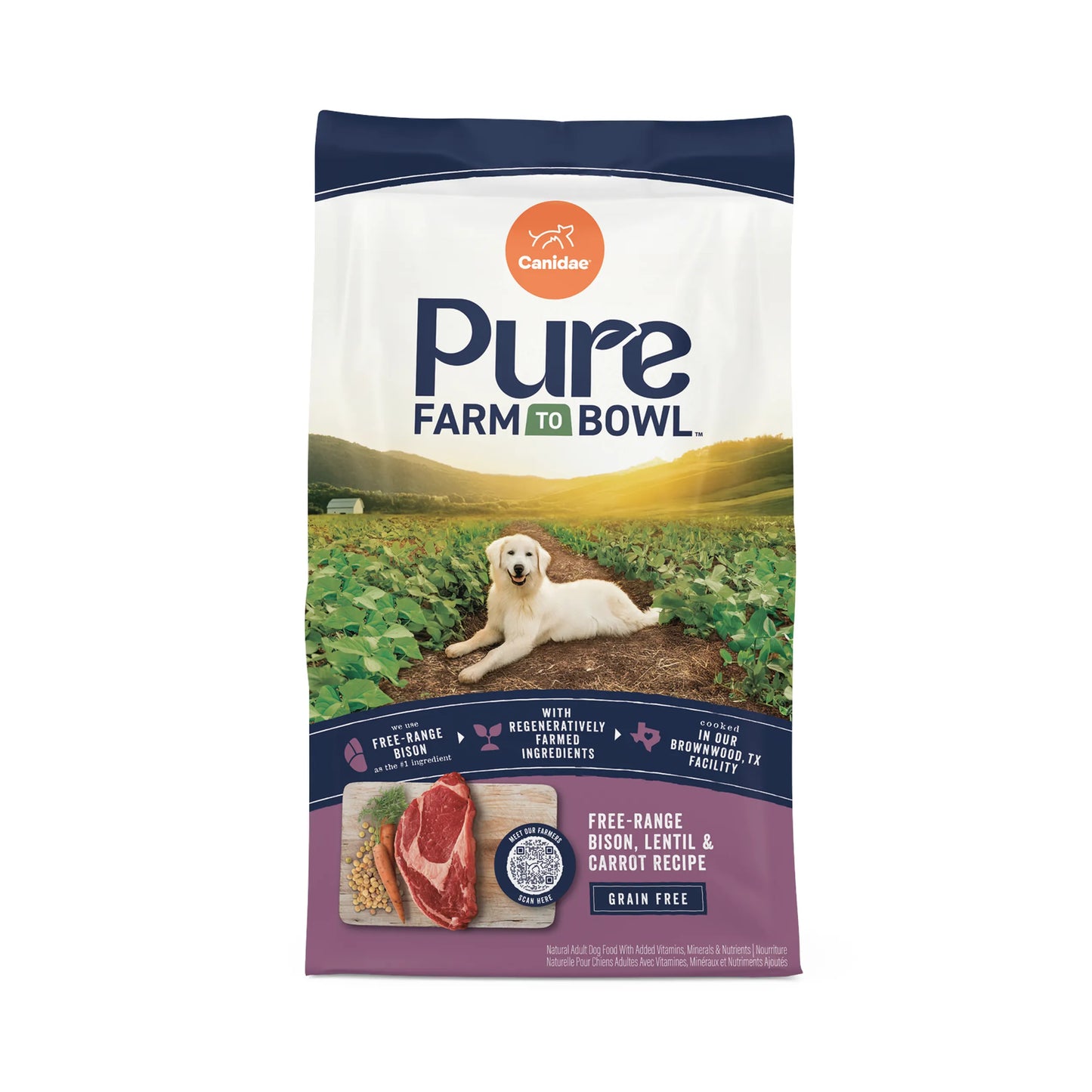 Canidae | PURE Dry Dog Food Grain Free Bison | Vetopia