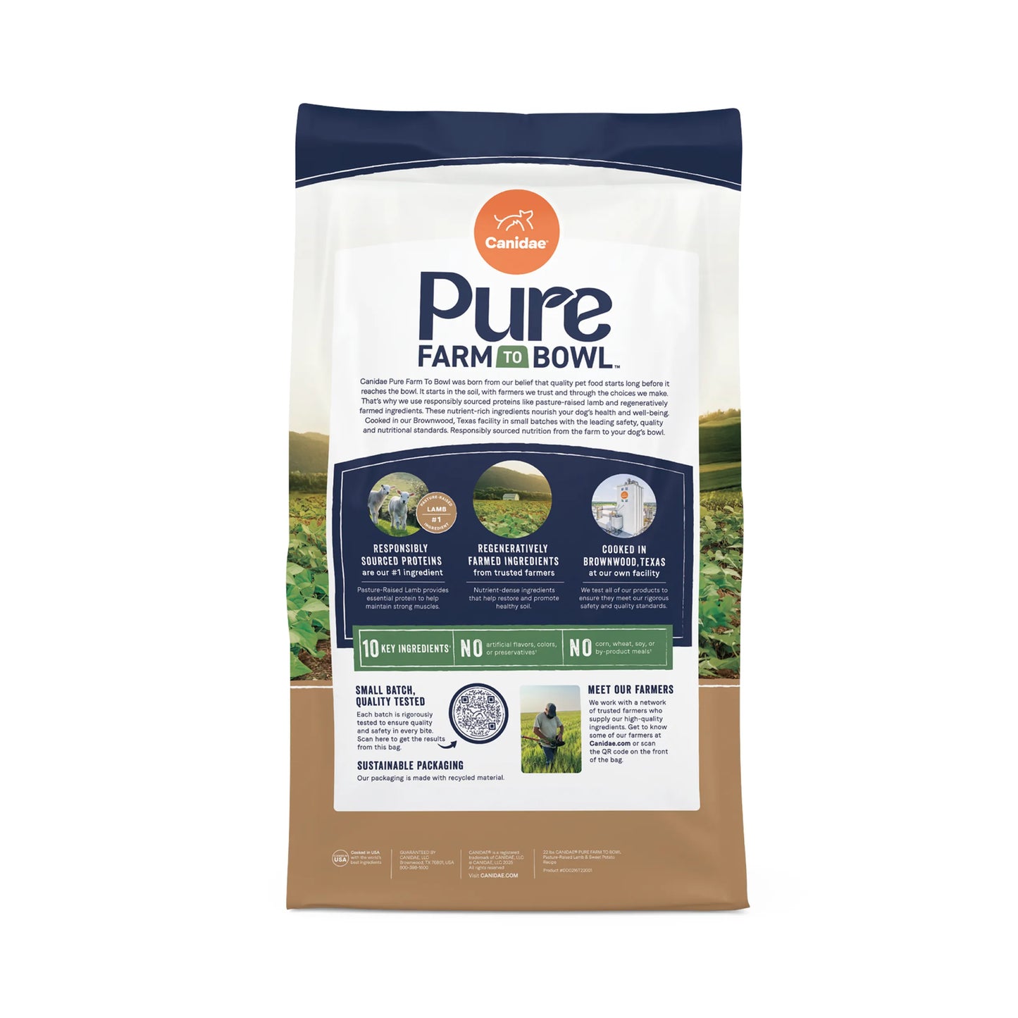 Canidae | PURE Dry Dog Food Grain Free Lamb and Pea | Vetopia