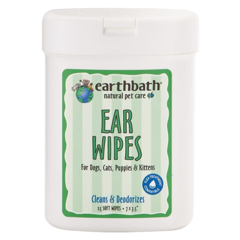 Earthbath Ear Wipes 25pcs
