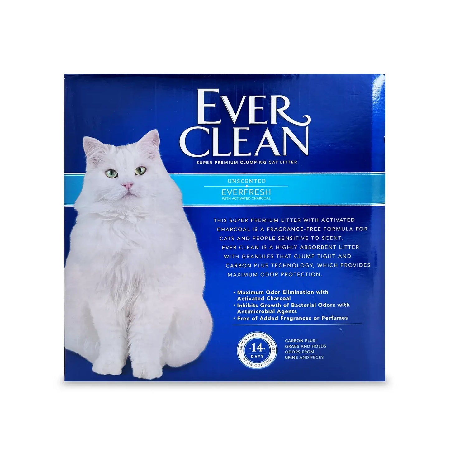 Ever Clean Everfresh With Activated Charcoal Unscented Odor Control Clay Cat Litter 25lb