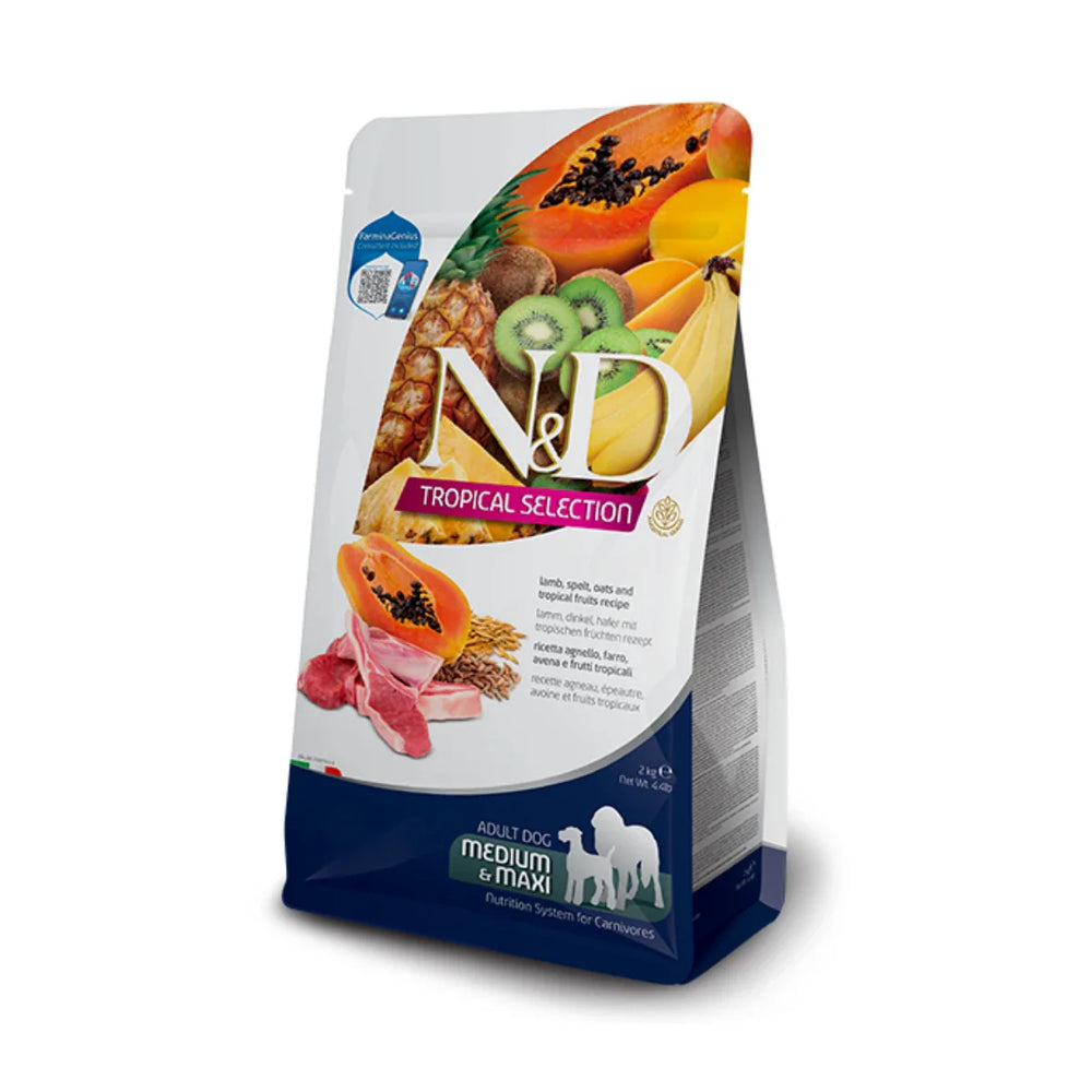 Farmina - N&D Tropical Selection Low Grain Maxi Adult Food - Lamb