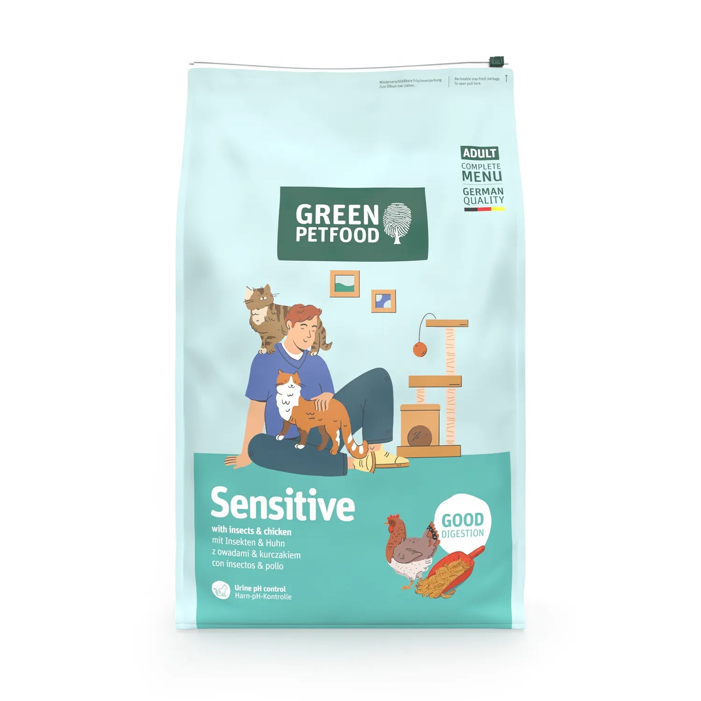 Green Petfood - FairCat Safe Dry Food with Insect Protein