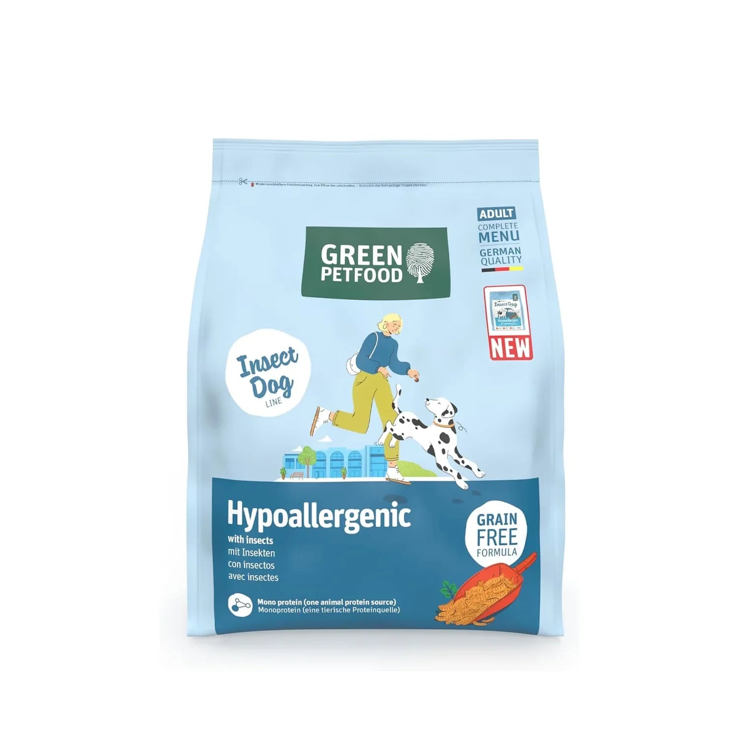 Green Petfood | InsectDog Hypoallergenic with Insect Dry Food | Vetopia