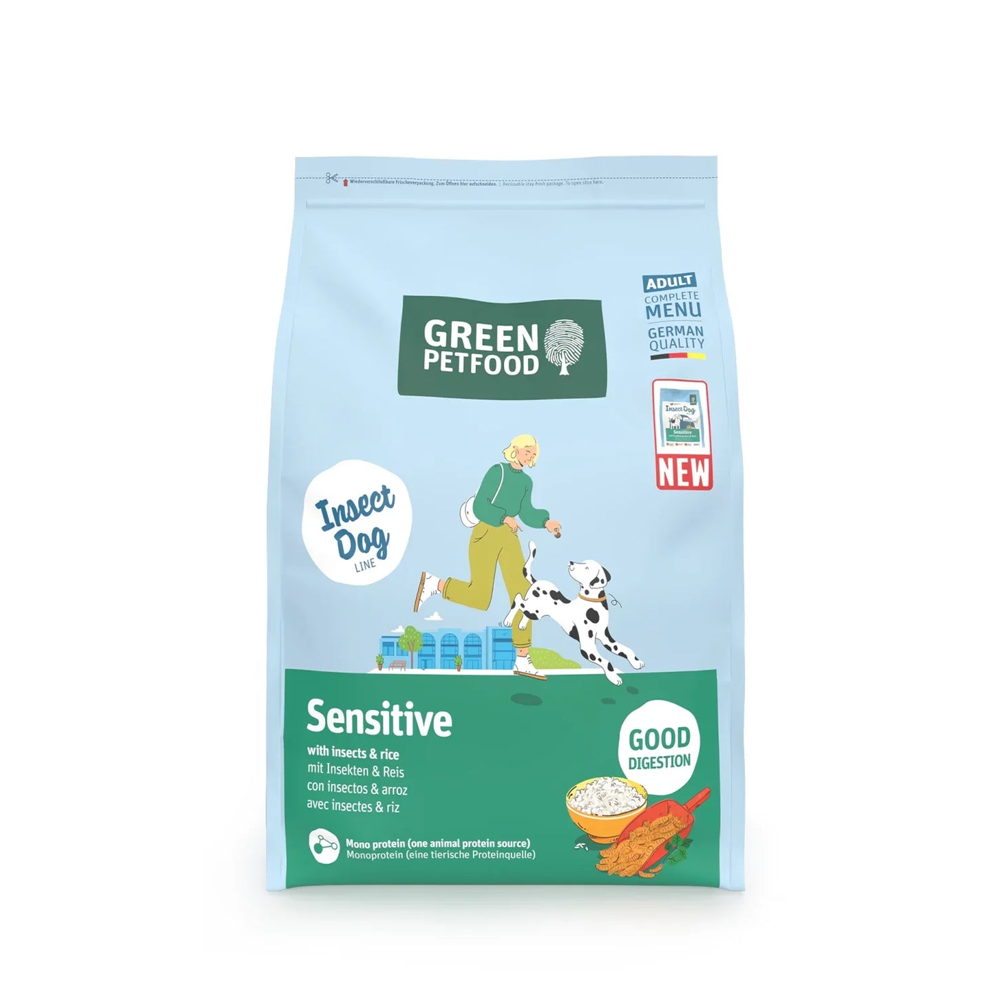 Green Pet Food | InsectDog Sensitive Dry Food | Vetopia
